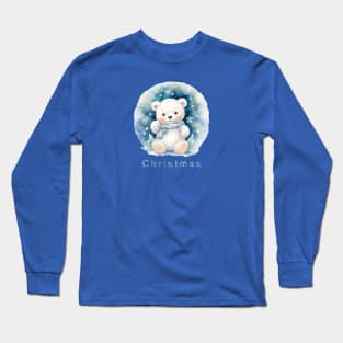 Christmas Teddy Bear Long Sleeve T-Shirt